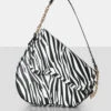 The Fox Zebra Saddle Shoulder Bag