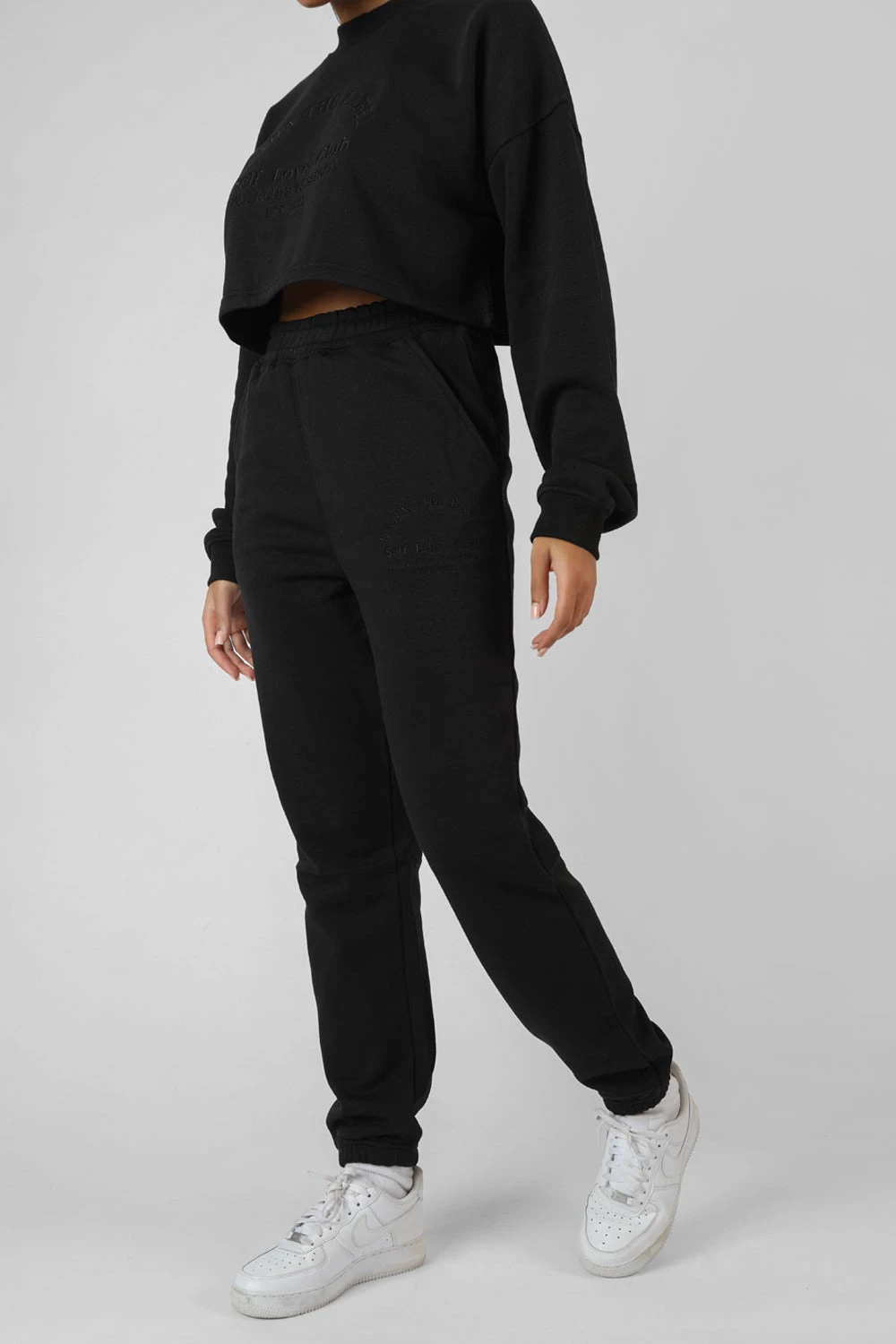 Kaiia Self Love Club Joggers Black - Image 4
