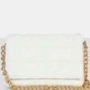 The Kahlo White Gold Chain Shoulder Mini Bag