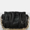 The Effia Black Chain Strap Shoulder Bag