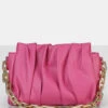 The Effia Pink Chain Strap Shoulder Bag