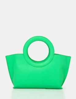 The Rae Lime Circlur Handle Grab Bag
