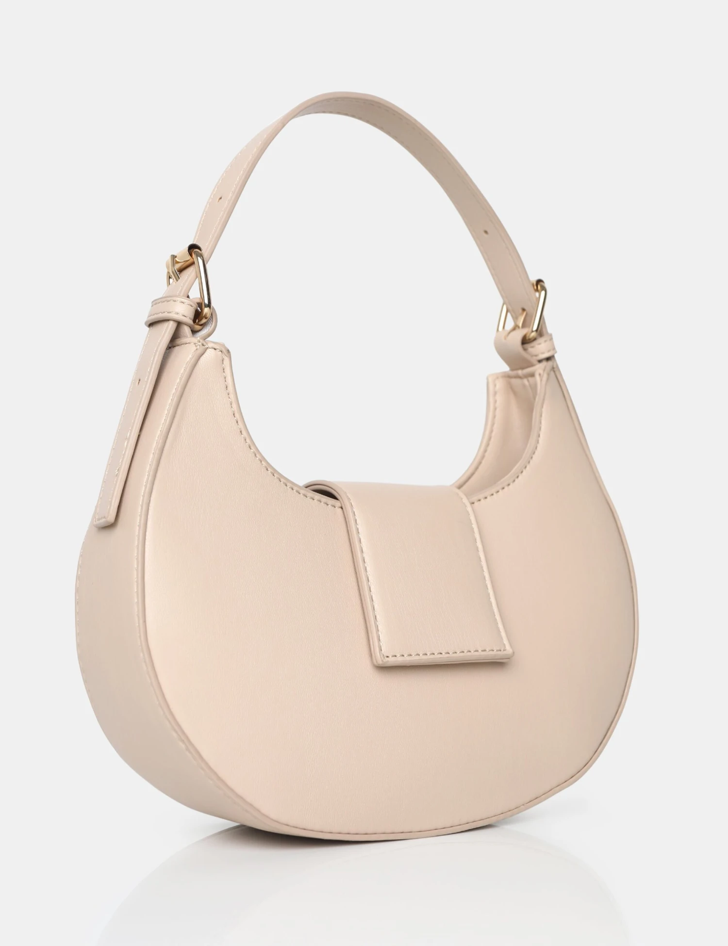 The Irie Stone PU Circular Buckle Strap Grab Bag - Image 3