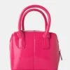 The Bode Bright Pink Croc Square Top Handle Mini Bag