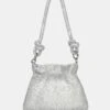 The Lake Silver Diamante Mini Bag