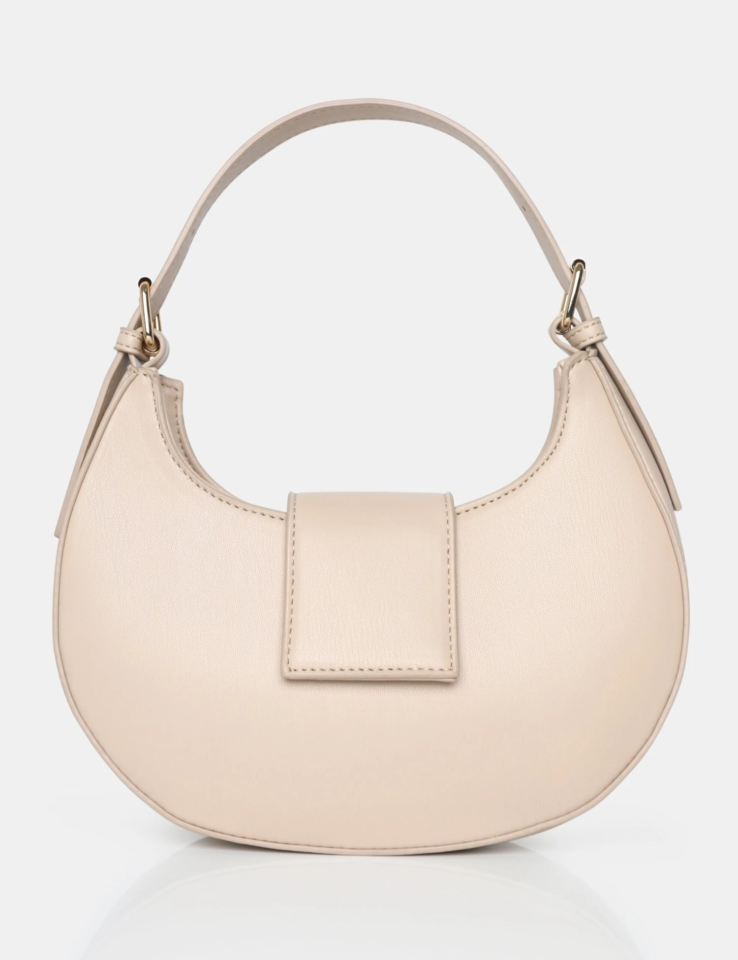 The Irie Stone PU Circular Buckle Strap Grab Bag