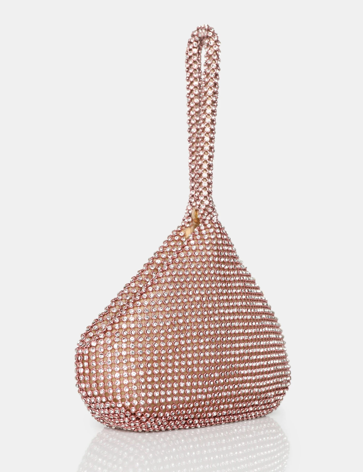 The Lavender Champagne Diamante Mini Pouch Party Bag - Image 2