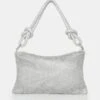 The Lillia Silver Diamante Bag