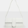 The Mani White Pu Shoulder Bag