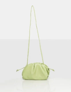 The Breccan Olive Green PU Grab Bag