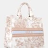 The Capri Nude Oversized Canvas Tote Bag