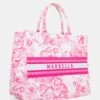 The Marbella Hot Pink Oversized Canvas Tote Bag