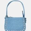 Lee Blue Denim Studded Mini Bag