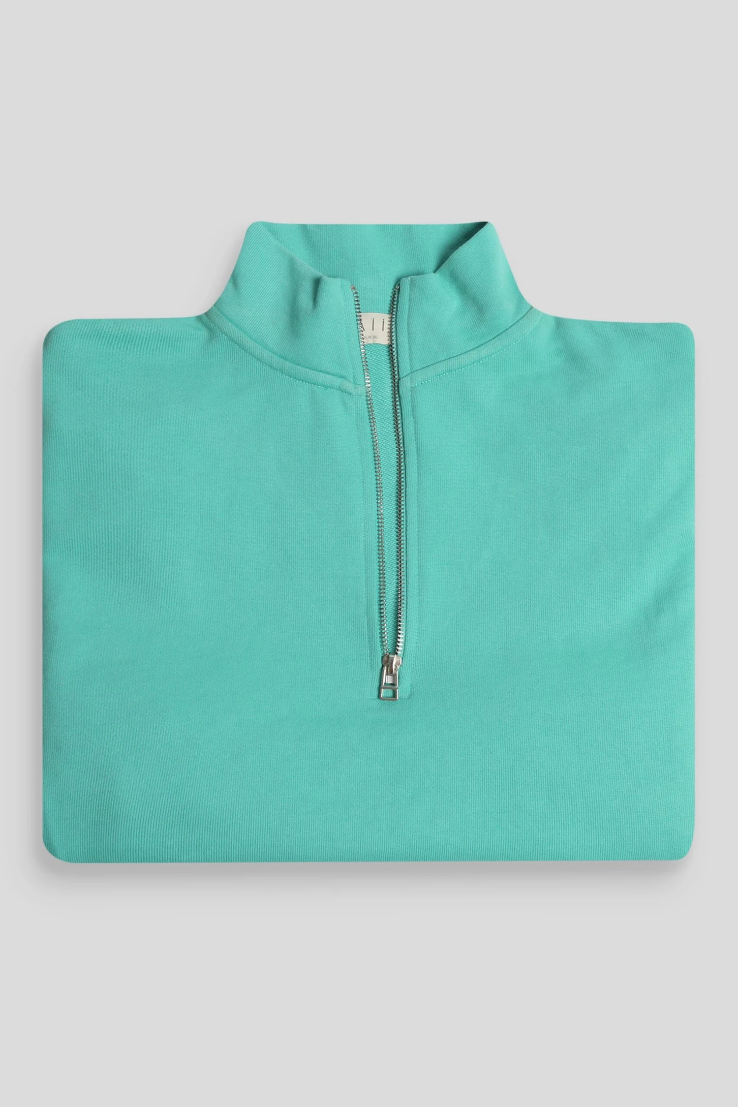 Half Zip Crop Sweatshirt Peppermint - Image 7