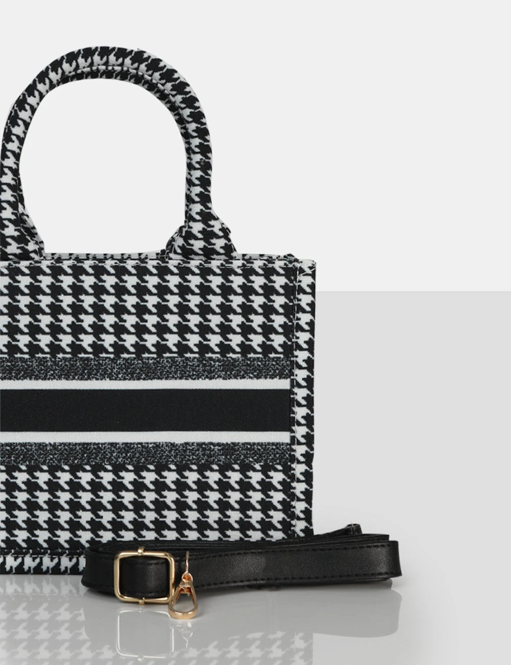 The Arley Canvas Black Mini Tote Bag - Image 3