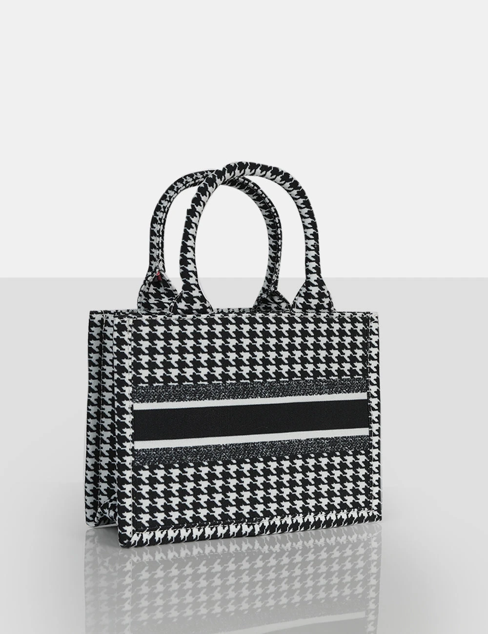 The Arley Canvas Black Mini Tote Bag - Image 2