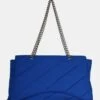 The Laina Blue Nylon Tote Bag