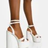 Leo Edition White Patent Platform High Heels