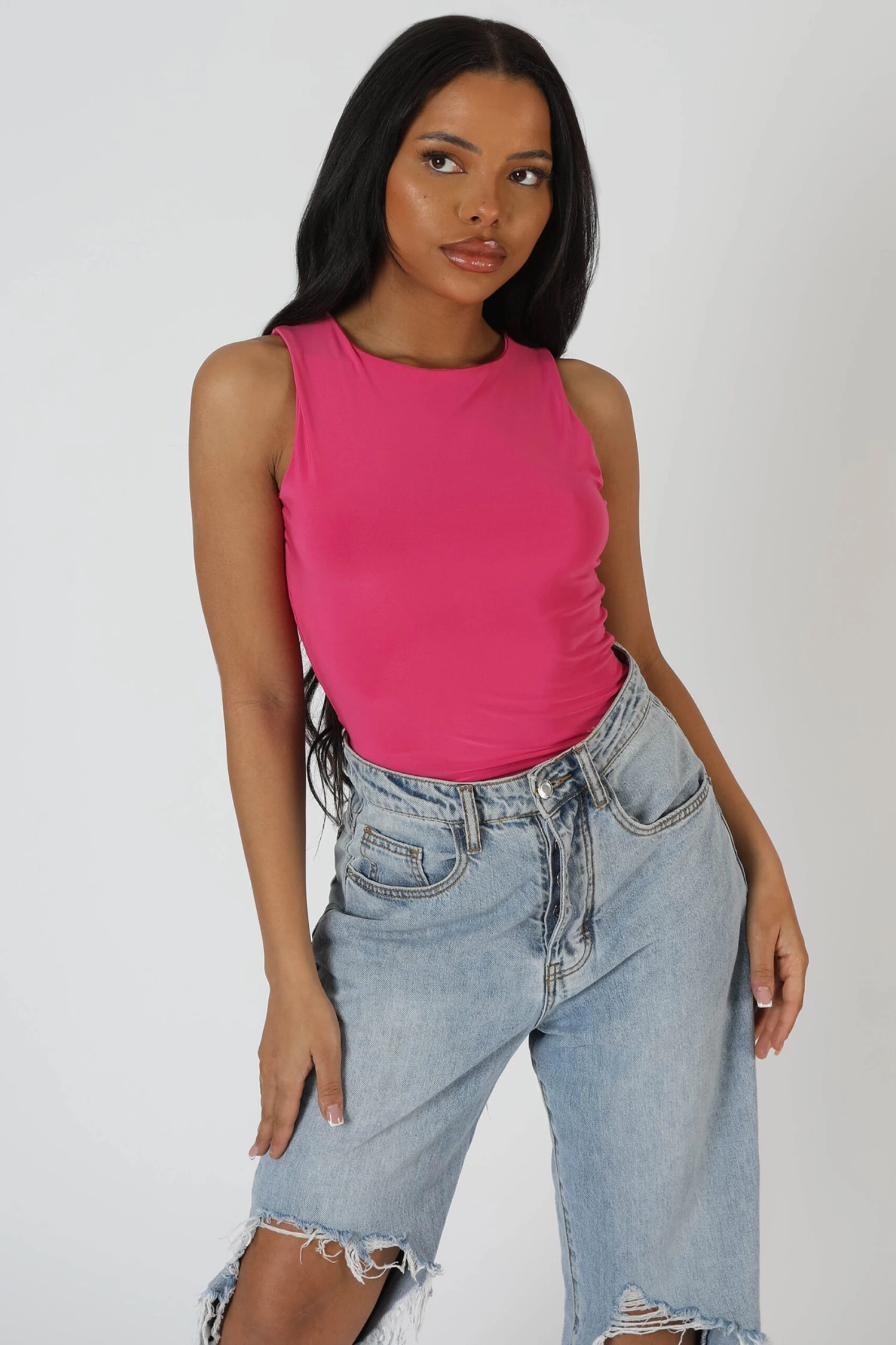 Essential Bodysuit Pink - Image 6