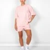Kaiia Oversized T-shirt Soft Pink
